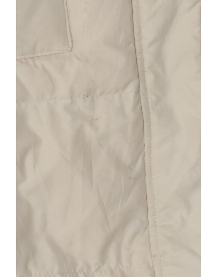 Phard Womens Polstret Frakke UK 16 Large White Polyester