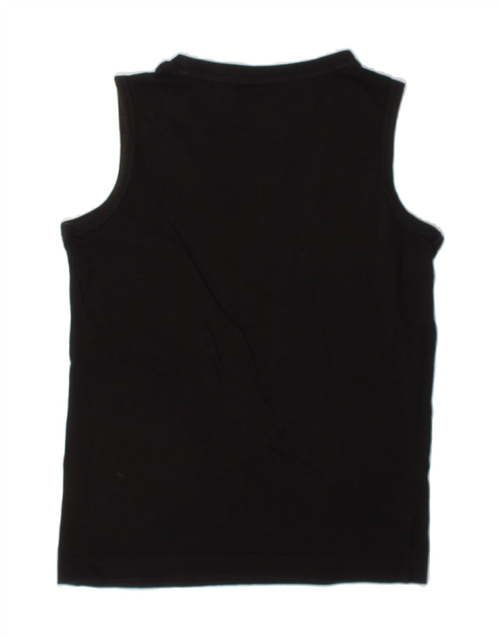 PUMA Boys Graphic Vest Top 7-8 Years Black Vintage Puma and Second-Hand Puma from Messina Hembry 