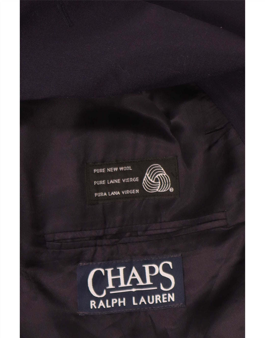 Chaps Ralph Lauren Herre Double Breasted Blazer Jacket UK 42 XL Navy Blue