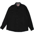 WRANGLER Herreskjorte 2XL Sort Bomuld