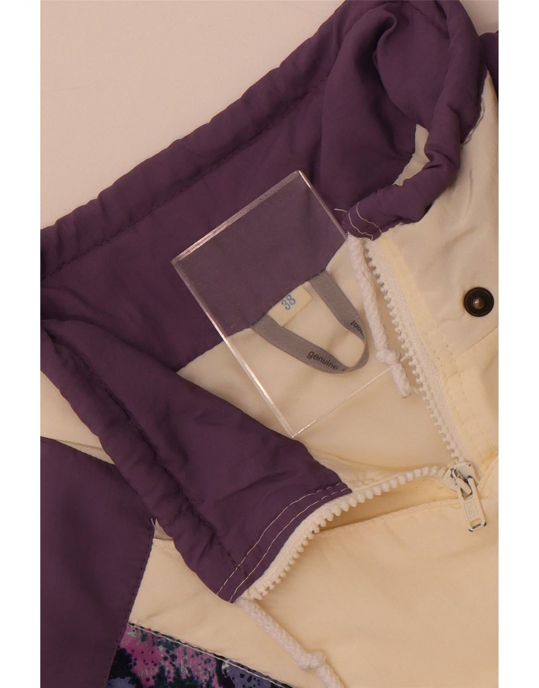 Rukka Dame Loose Fit Windbreaker Jacket EU 38 Medium White Colourblock