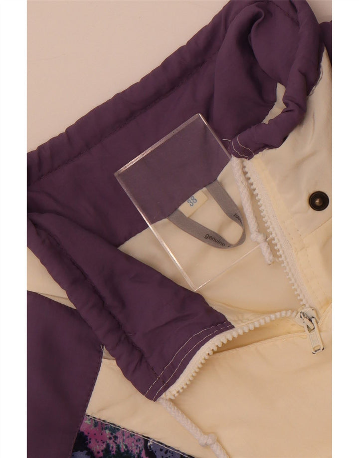 Rukka Dame Loose Fit Windbreaker Jacket EU 38 Medium White Colourblock