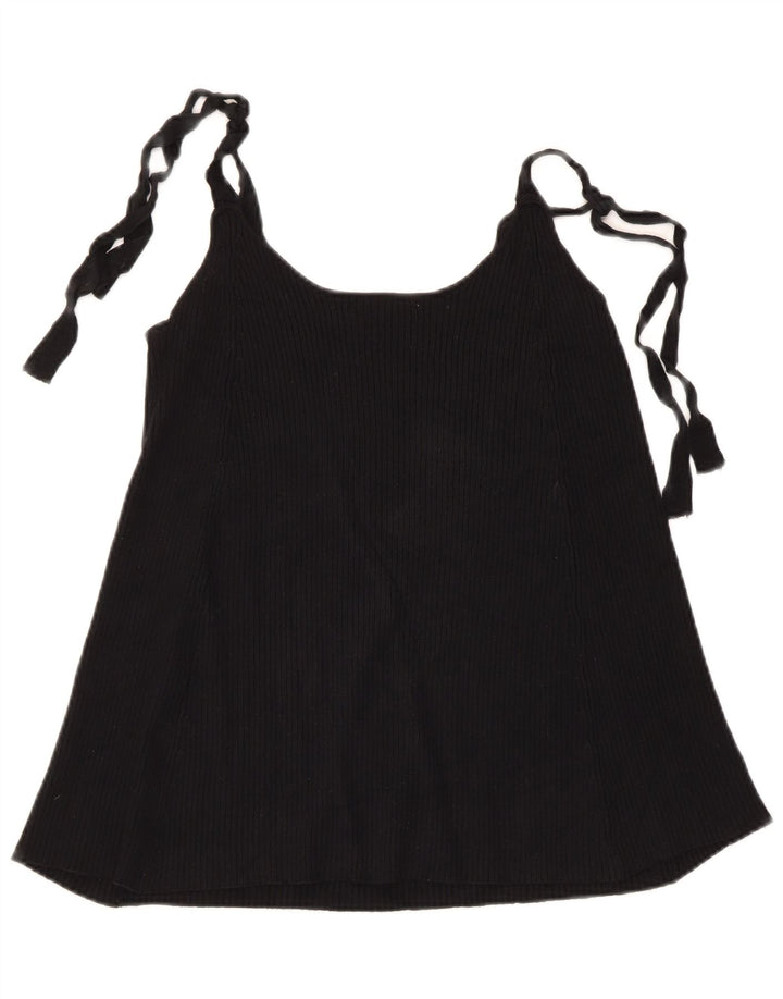 Zara Dame Cami Top UK 8 Lille Sort