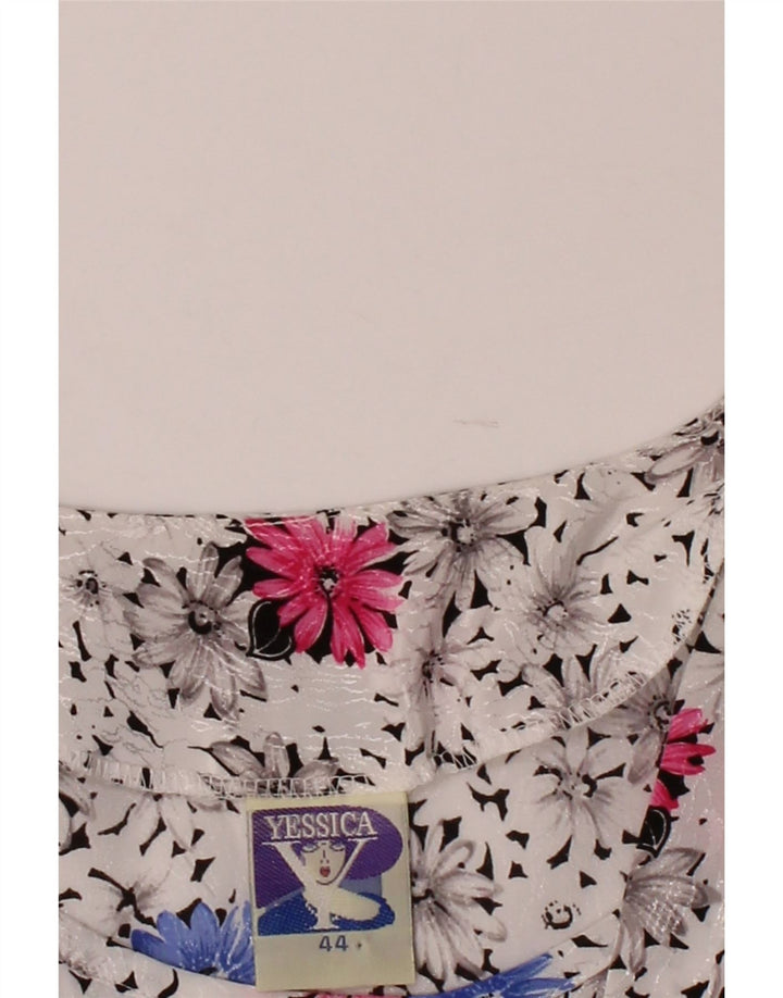 YESSICA Womens Blouse Top EU 44 XL Multicoloured Floral Polyester