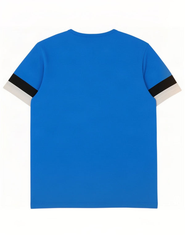 Puma Boys Wildcats Grafisk T-Shirt Top 13-14 År Stor Blå Polyester