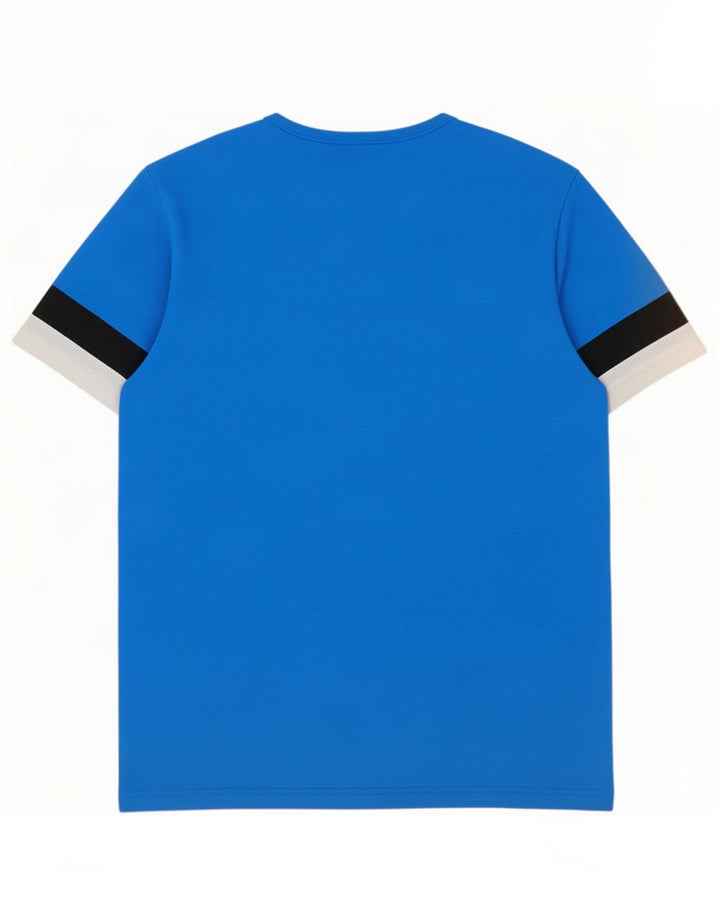 Puma Boys Wildcats Grafisk T-Shirt Top 13-14 År Stor Blå Polyester