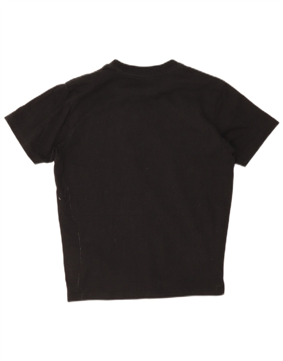 Dickies Dame Grafisk T-Shirt Top UK 12 Medium Sort Bomuld