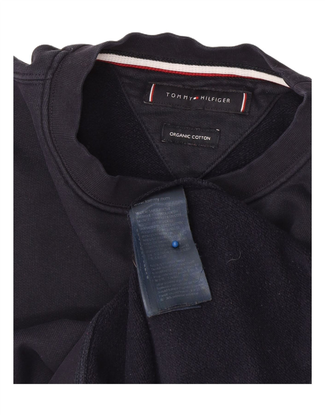 Tommy Hilfiger Herre Sweatshirt Jumper Medium Navyblå Bomuld