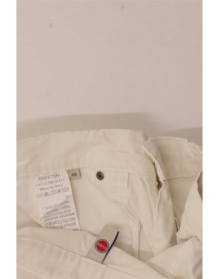 Colmar Dame Slim Jeans IT 44 Medium W30 L30 Hvid Bomuld