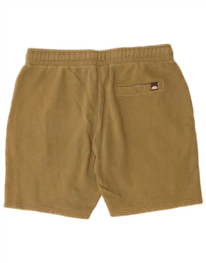 Ellesse Herre grafiske sportsshorts Large Khaki Bomuld