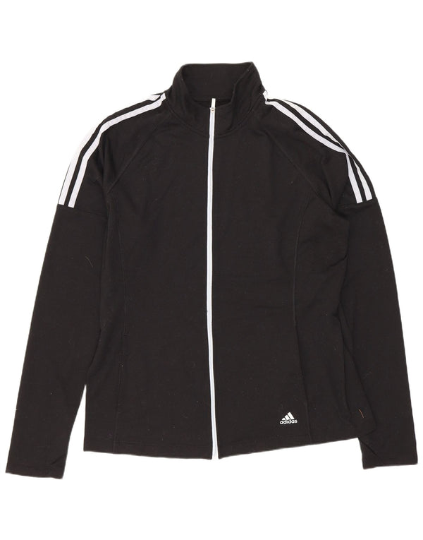 Adidas Dame Golf Træningsdragt Top Jacket UK 14 Large Black Sports