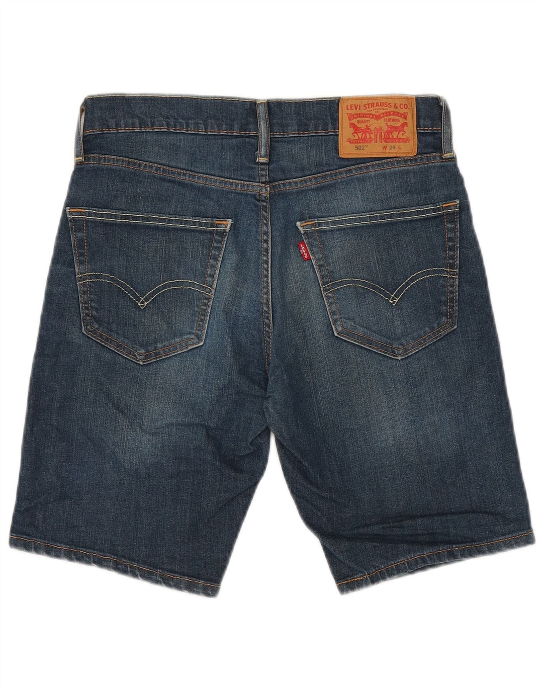LEVI'S Herre 502 denimshorts W29 Small Blue