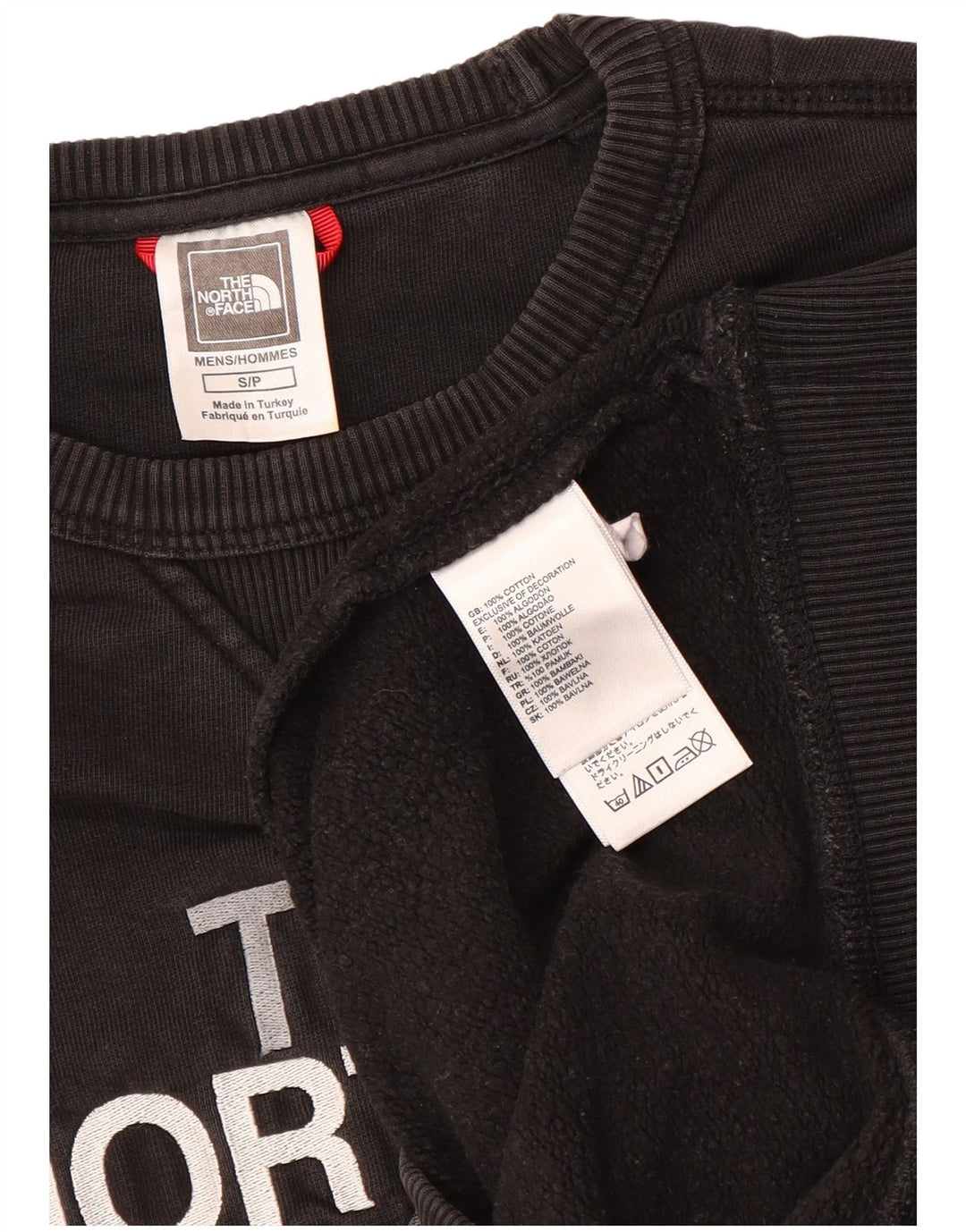 The North Face Herre Grafisk Sweatshirt Jumper lille sort bomuld