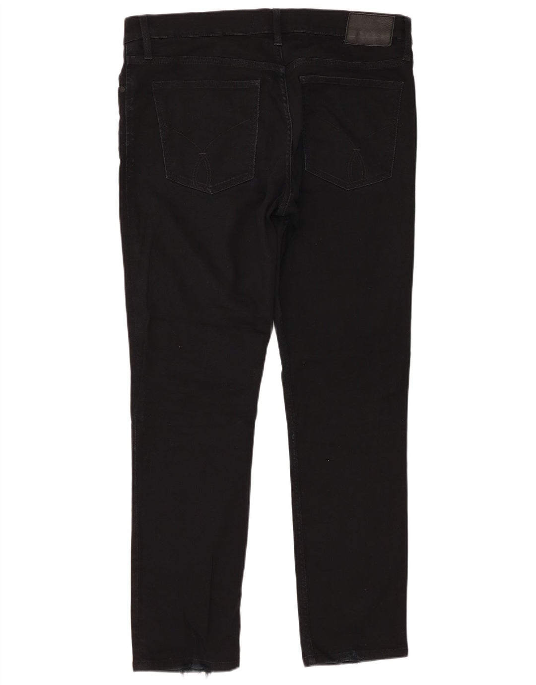 Calvin Klein Herre Slim Jeans W36 L32 Sort Bomuld
