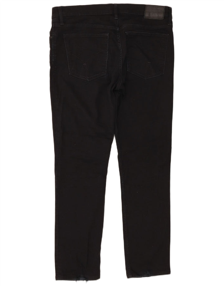 Calvin Klein Herre Slim Jeans W36 L32 Sort Bomuld