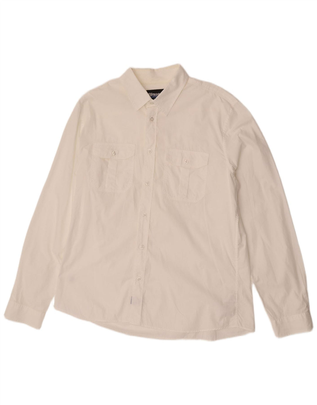 Blauer Herreskjorte 3XL Hvid Bomuld