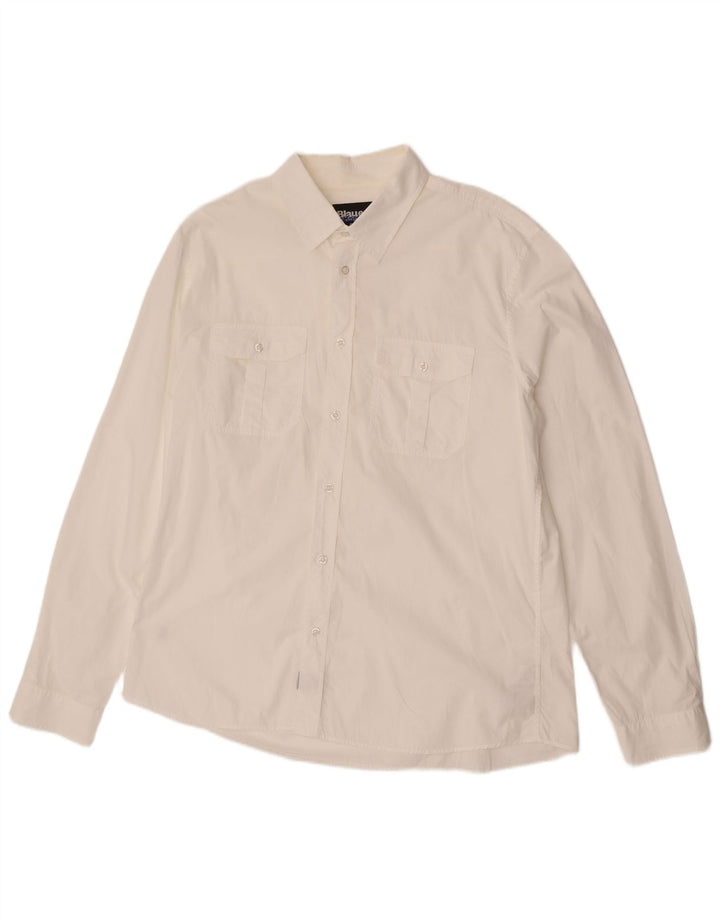 Blauer Herreskjorte 3XL Hvid Bomuld