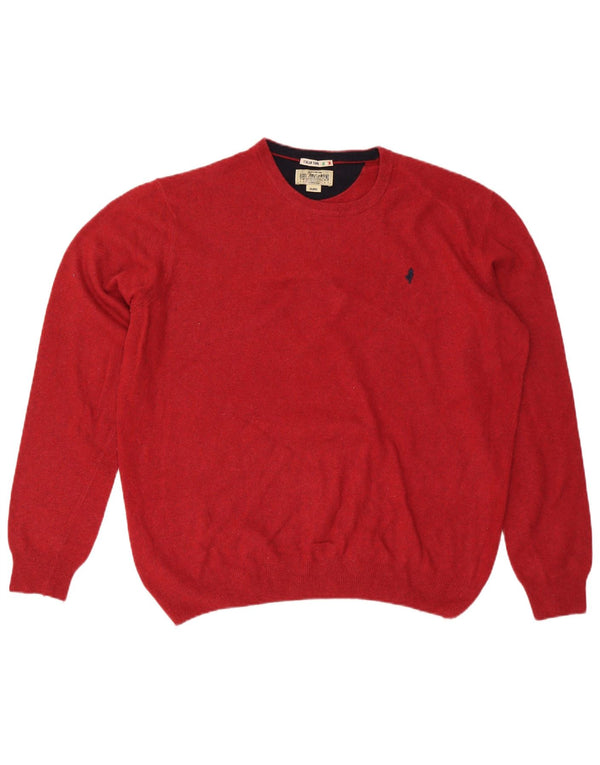 MARLBORO CLASSICS Herre sweater med rund hals 3XL rød