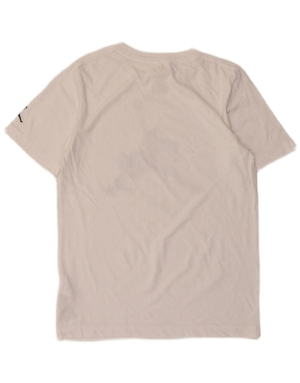 Jordan Boys Grafisk T-Shirt Top 12-13 År Stor Hvid Bomuld