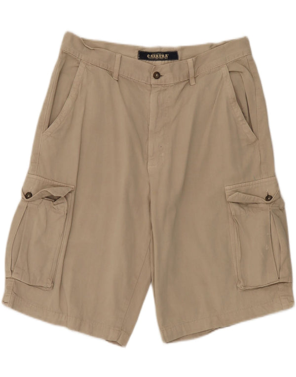 Carrera Herre Cargo Shorts IT 50 Large W34 Beige Bomuld