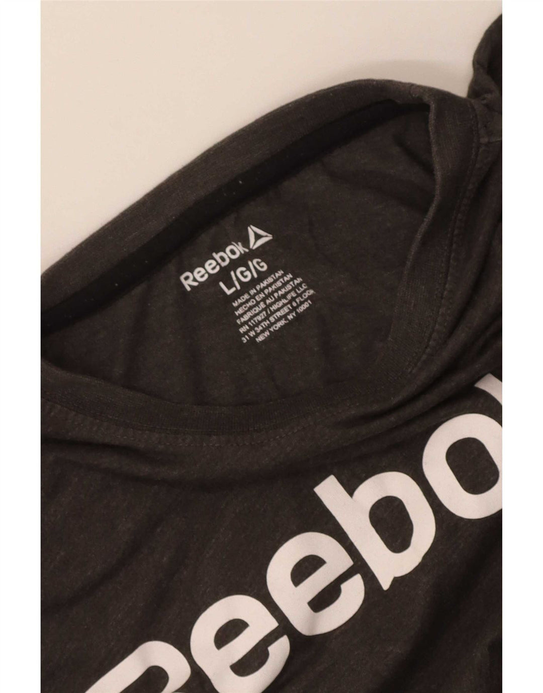Reebok Herre Grafisk T-Shirt Top Stor Grå