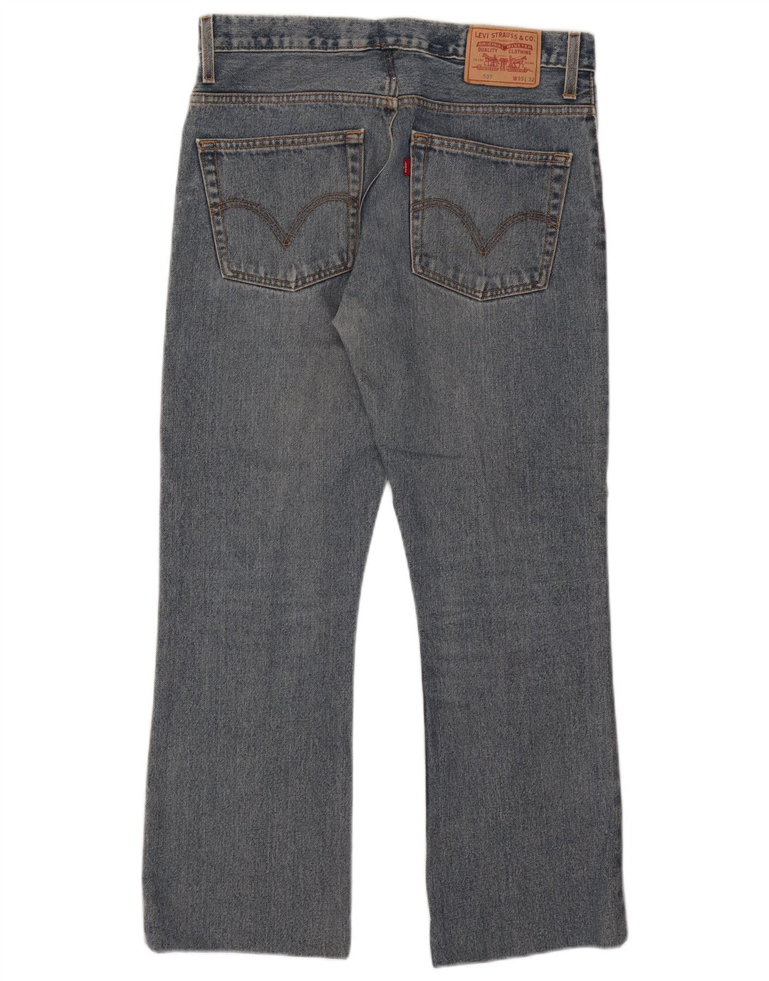 Levi's Dame 507 Bootcut Jeans W33 L28 Blå Bomuld