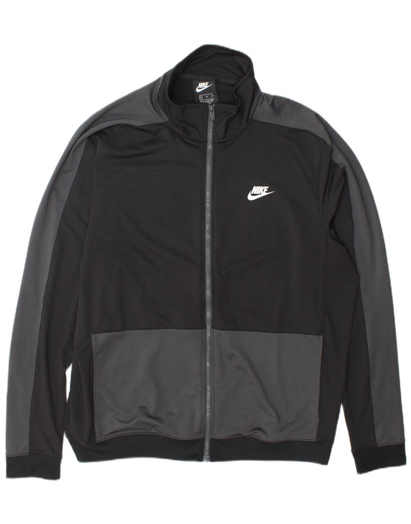 Nike Træningsdragt til mænd Topjakke XL Sort Colourblock Polyester