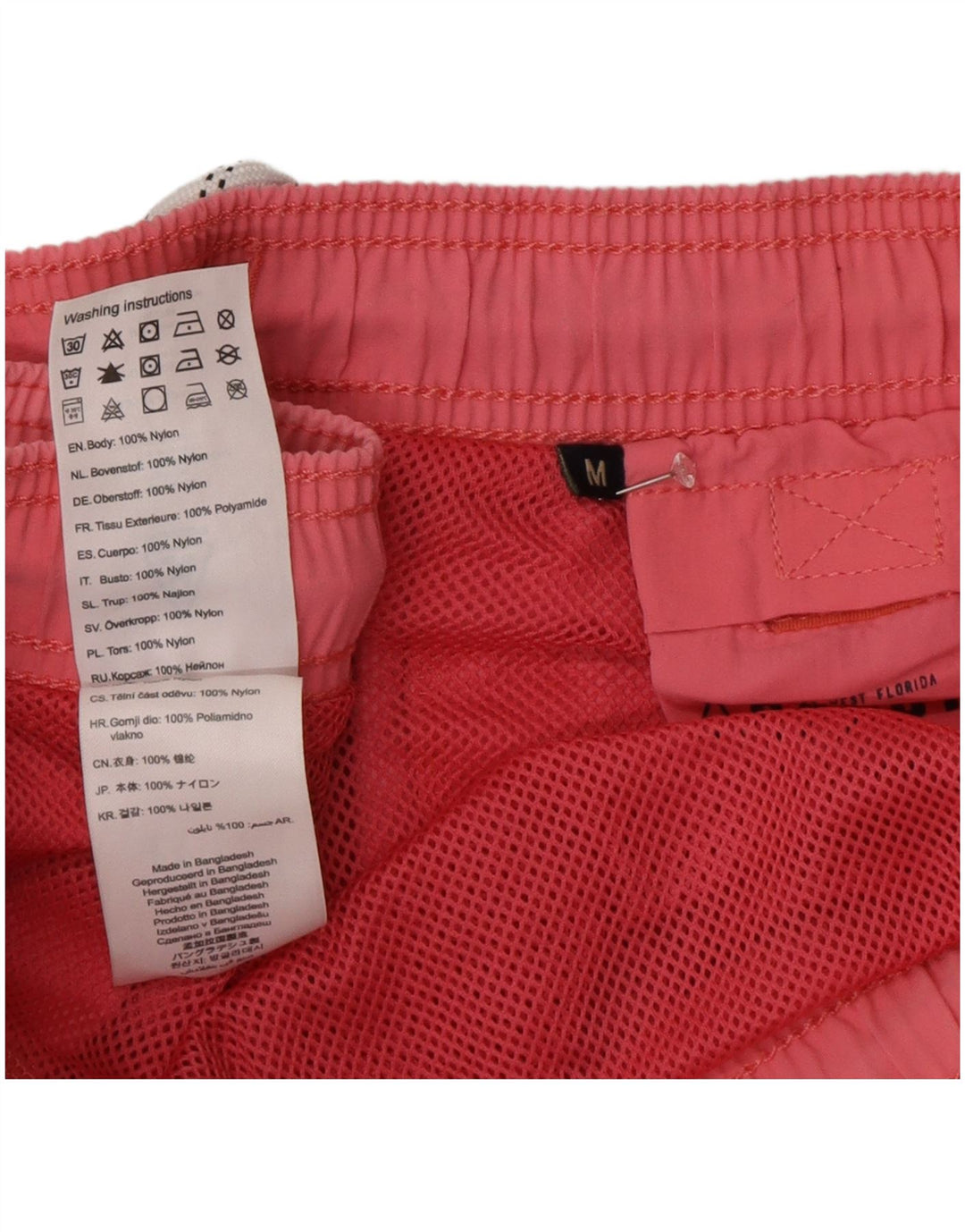 Gaastra Herre grafiske svømmeshorts Medium Pink Nylon