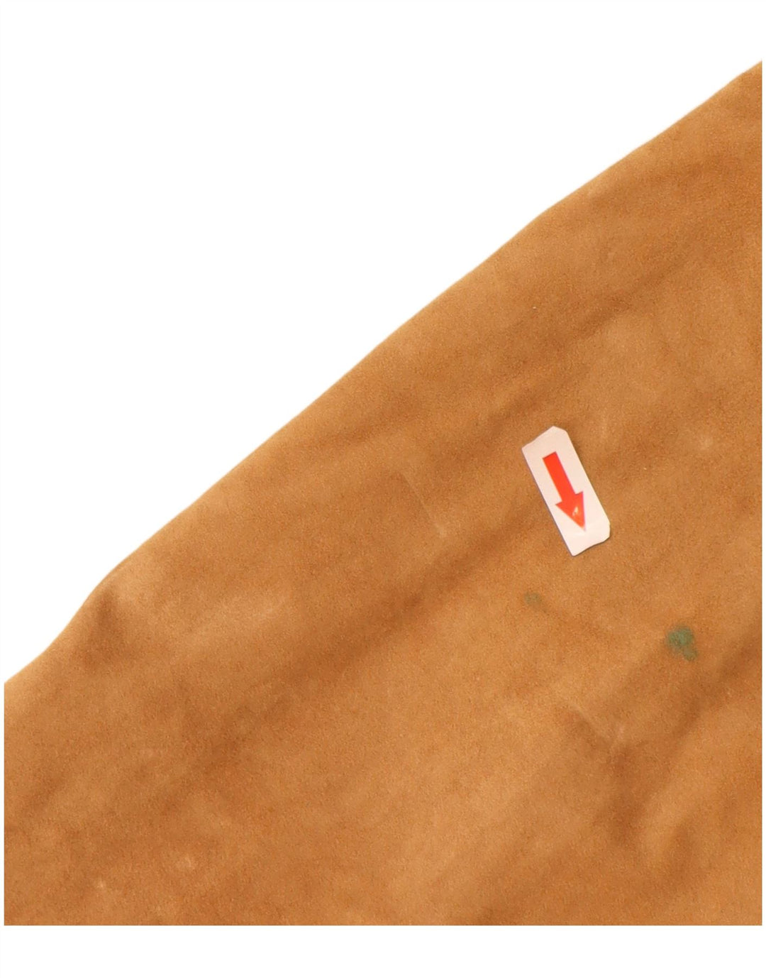 Stefanel Dame Ruskind Wrap Nederdel IT 44 Medium W28 Brunt Læder