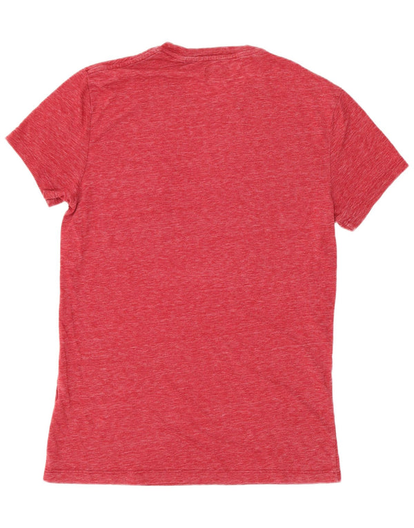 Jack Wills Herre T-Shirt Top Lille Rød Bomuld