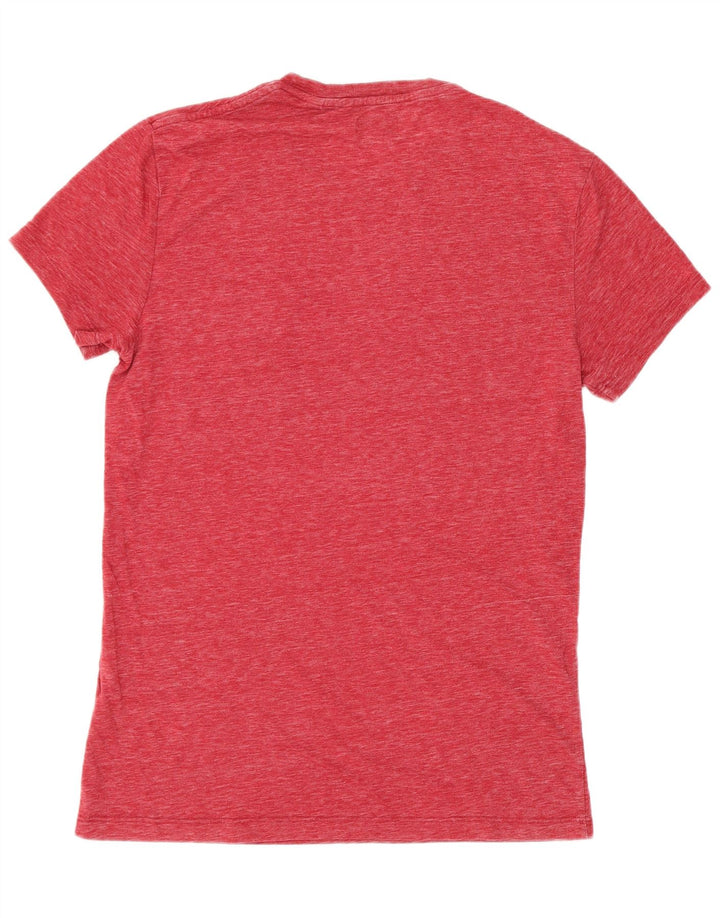 Jack Wills Herre T-Shirt Top Lille Rød Bomuld