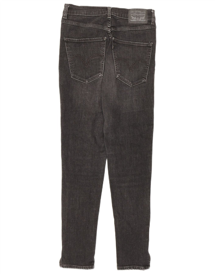 Levi's Distressed Skinny Jeans til kvinder W27 L27 sort bomuld