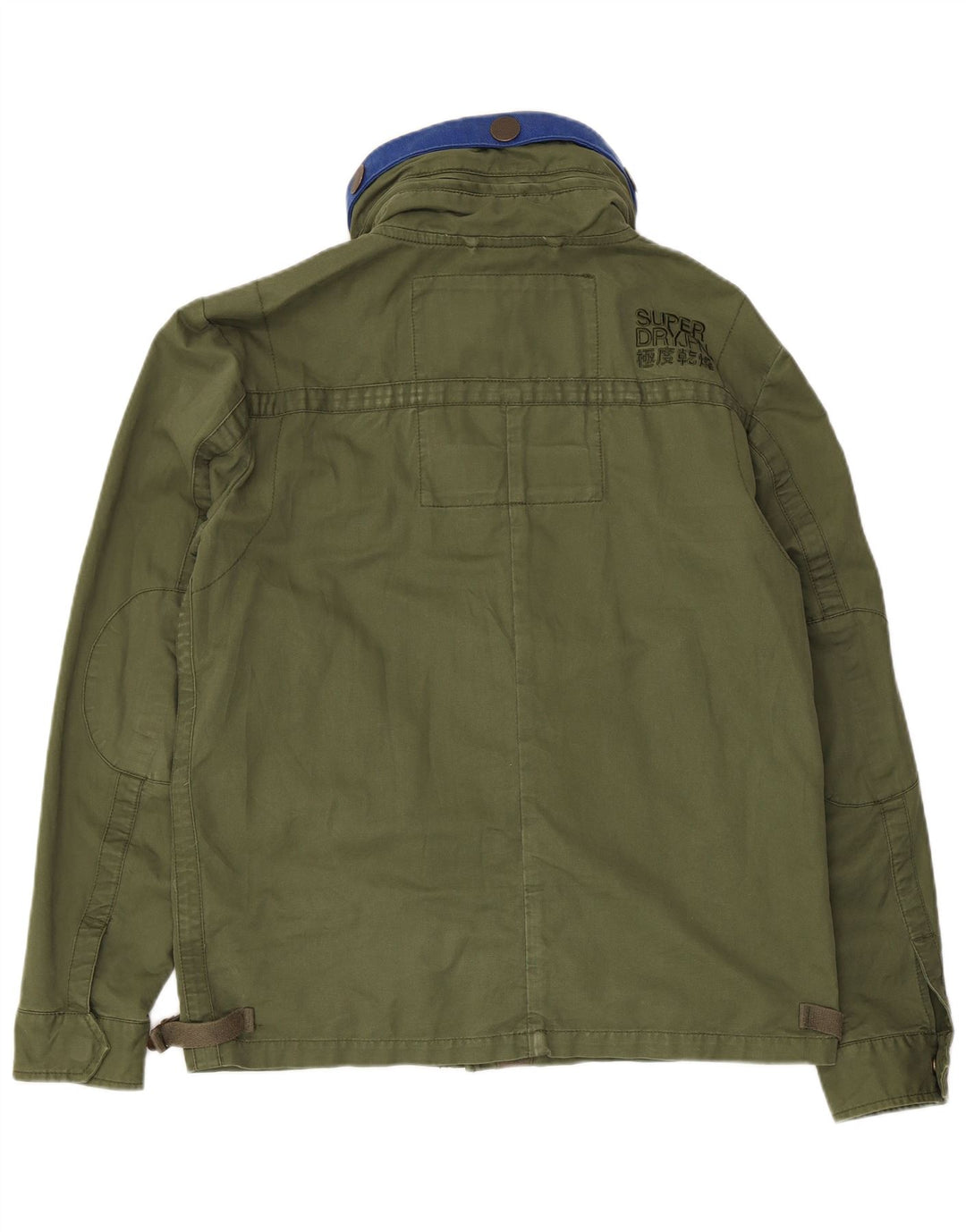 Superdry Herre Utility Jacket UK 38 Medium Green Cotton
