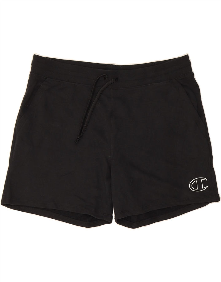 CHAMPION Mens Sport Shorts XL  Black Cotton Vintage Champion and Second-Hand Champion from Messina Hembry 