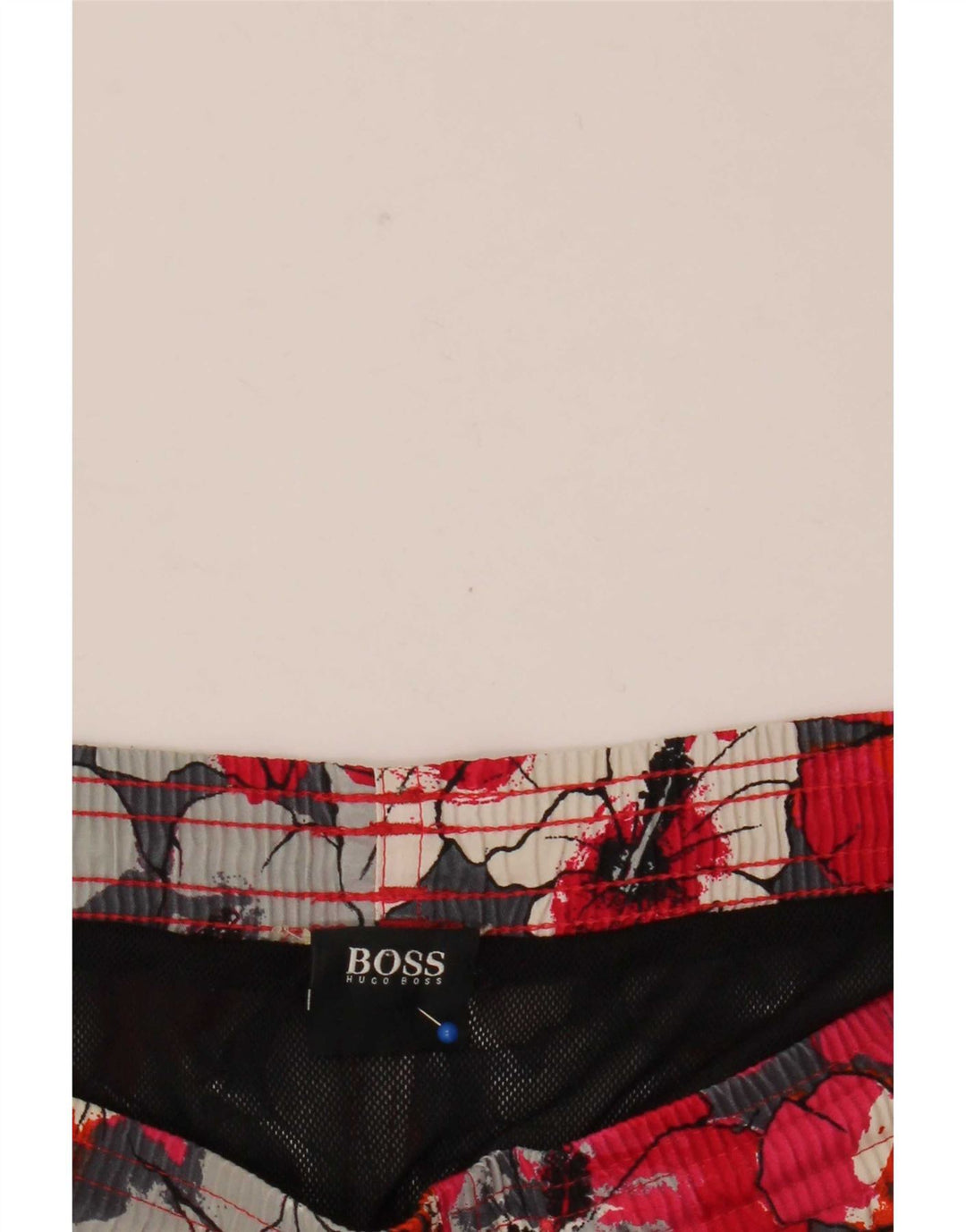 Hugo Boss Badeshorts til mænd store røde blomster