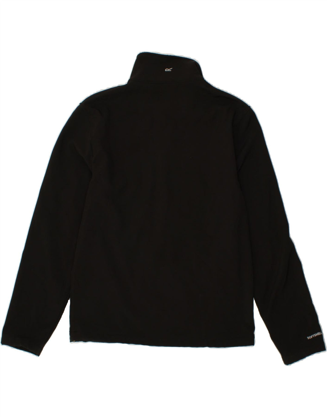 REGATTA Mens Tracksuit Top Jacket Medium Black Polyester Vintage Regatta and Second-Hand Regatta from Messina Hembry 