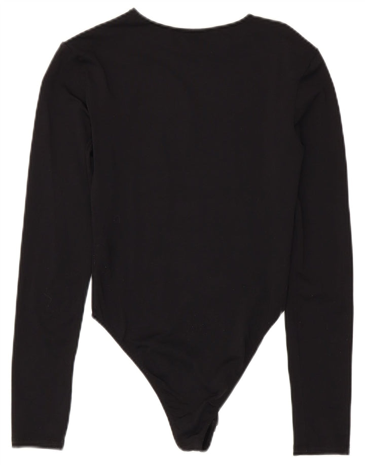 Zara langærmet bodysuit til kvinder UK 8 Lille sort polyamid