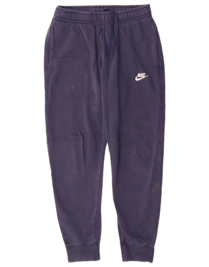 Nike Mens Tracksuit Trousers Joggers Small  Navy Blue Cotton
