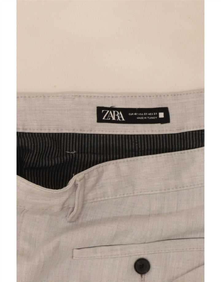Zara Herre Slim Chino Bukser EU 40 Medium W31 L28 Grå