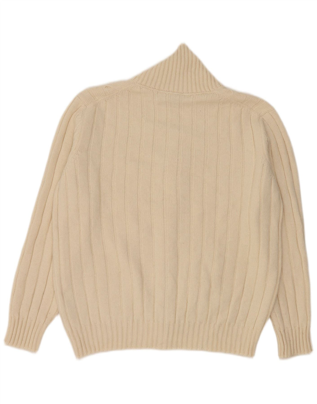 Gioferrari Herre Cardigan Sweater IT 54 XL Hvid Merinould