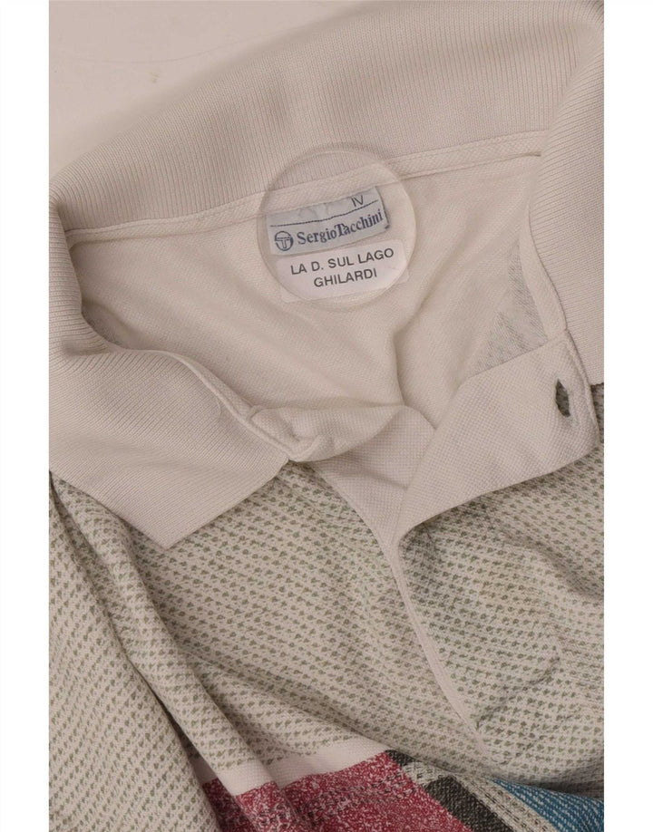 Sergio Tacchini Poloskjorte til mænd Medium Flerfarvet Colourblock