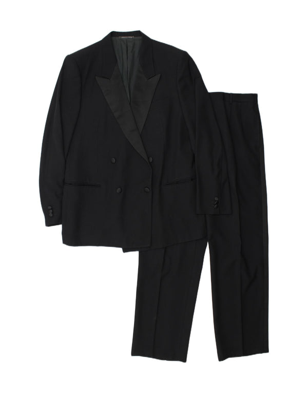 Egon Von Furstenberg Herre UK 40 Large W32 L32 Black Virgin Wool