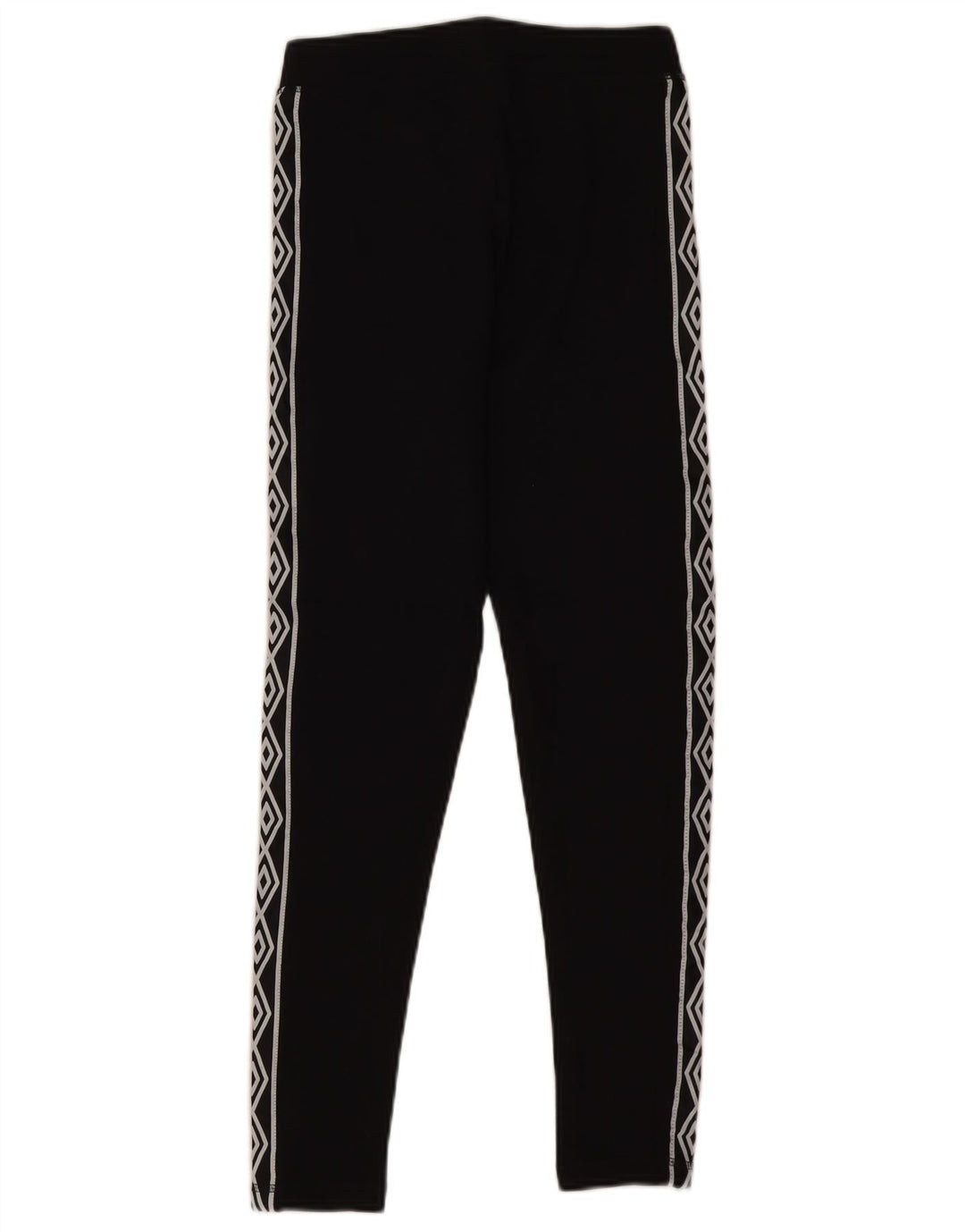 Umbro Womens Grafiske Leggings UK 10 Small Black Bomuld