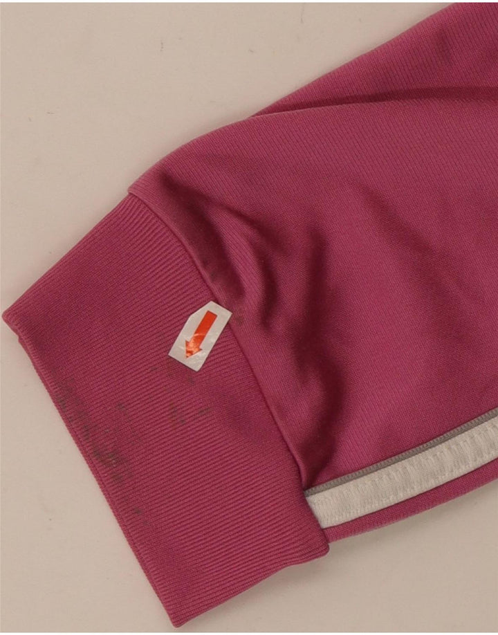 ADIDAS træningsdragt topjakke til kvinder UK 10 Small Pink Polyester