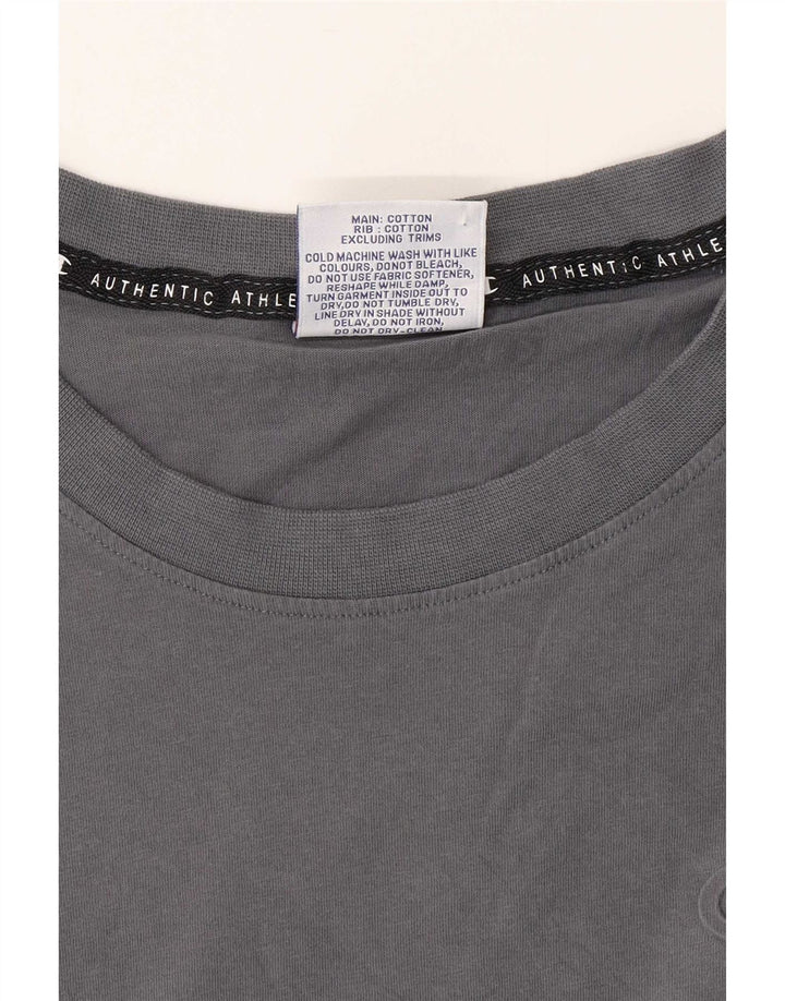 Champion Herre Regular T-Shirt Top Stor Grå Bomuld