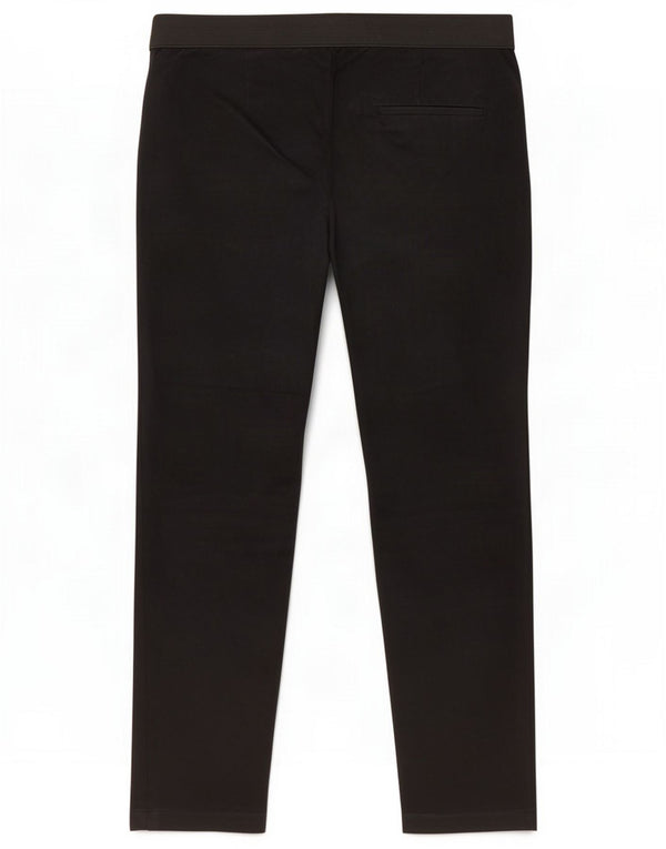 French Connection Dame Slim Cropped Trousers UK 12 Medium W30 L25 Black