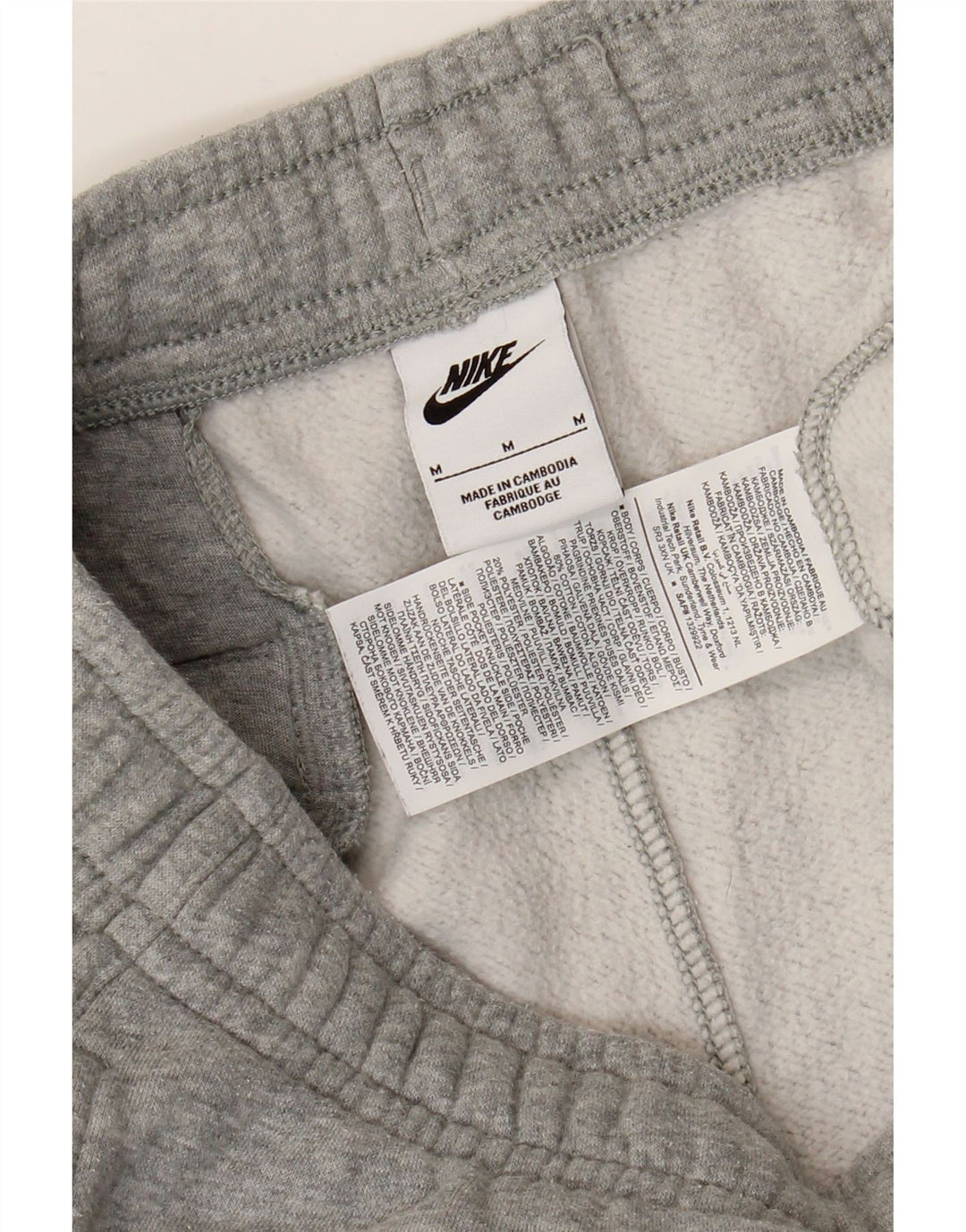 NIKE Træningsdragt til mænd Joggers Medium Grey Flecked Bomuld
