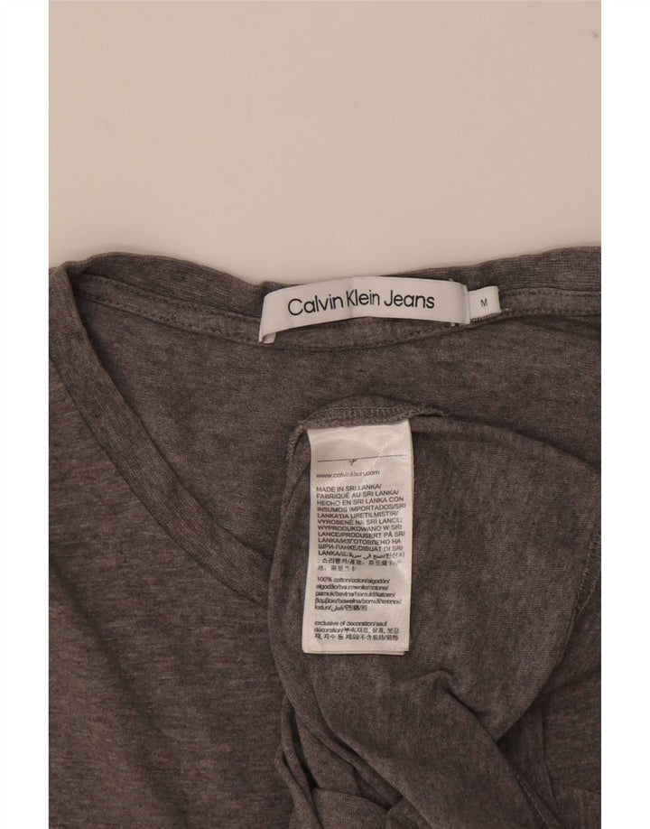 Calvin Klein Jeans Herre grafisk T-shirt Top mellemgrå
