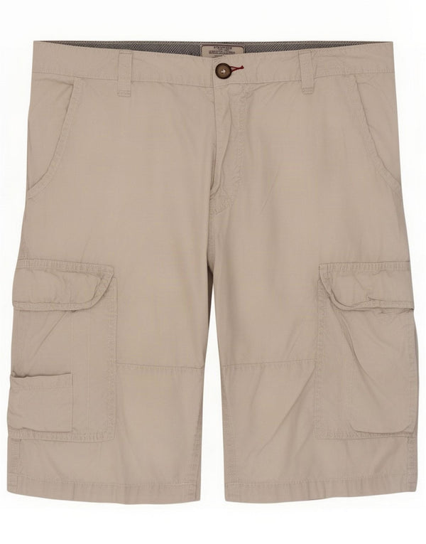 Brooklyn Herre Cargo Shorts XL W38 Off White Bomuld