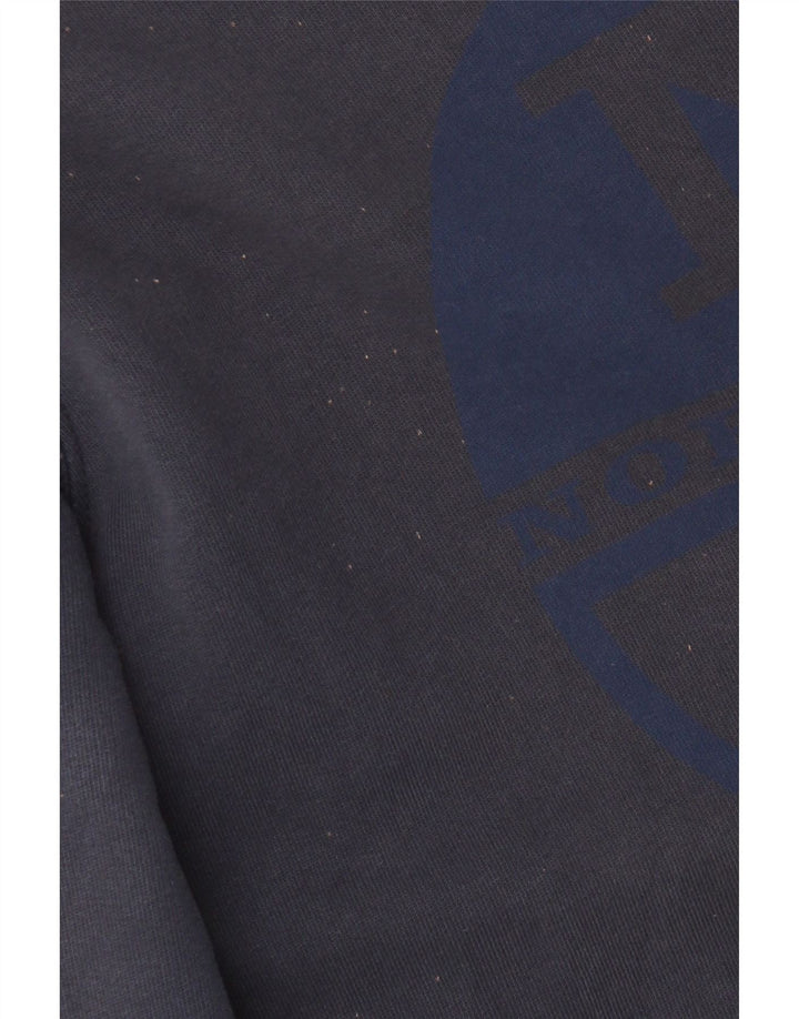 North Sails Herre Grafisk Sweatshirt Jumper Medium Navyblå Bomuld
